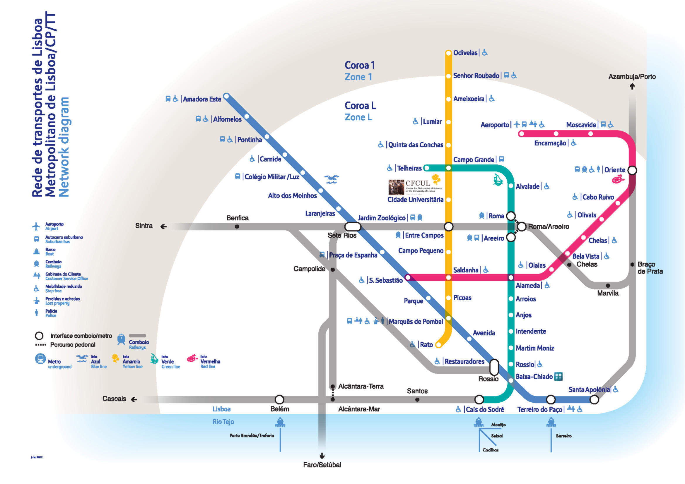 mapa metro