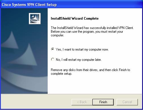 Finalizar a instalação
