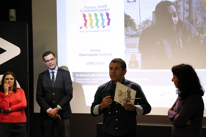 Prémio Comunicação Pela Diversidade Cultural 2016 - “Do Bairro de Lata à Galeria de Arte Pública”, da SIC, vence em duas categorias