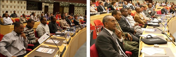 Fotografias 3 e 4 de sesso plenria do 2 Forum de Cooperao Euro-Africa em Investigao em TIC