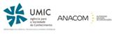 Logotipos da UMIC - Agncia para a Sociedade do Conhecimento, IP e da ANACOM - Autoridade Nacional de Comunicaes