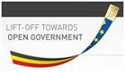 Logotipo da conferencia 'Lift-Off Towards Open Government'