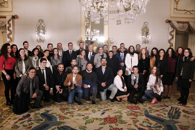 Presidente da República recebeu jovens OPRE