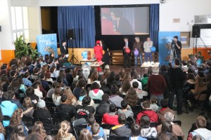 Grande Aula "À caça de neutrinos", na Escola Secundária Manuel Teixeira Gomes, em Portimão