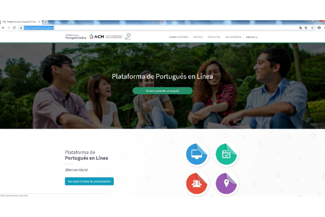 Plataforma de Português online já disponível em espanhol