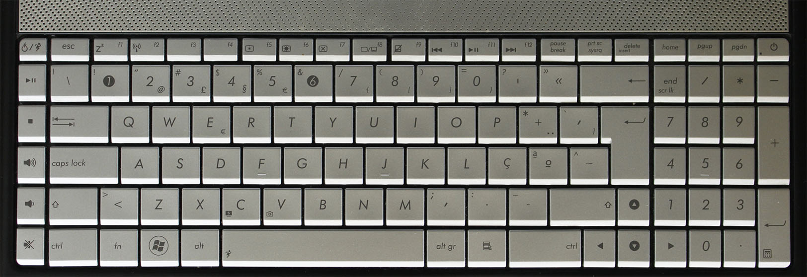 Figura 2 - Exemplo teclado de Computadores Portáteis