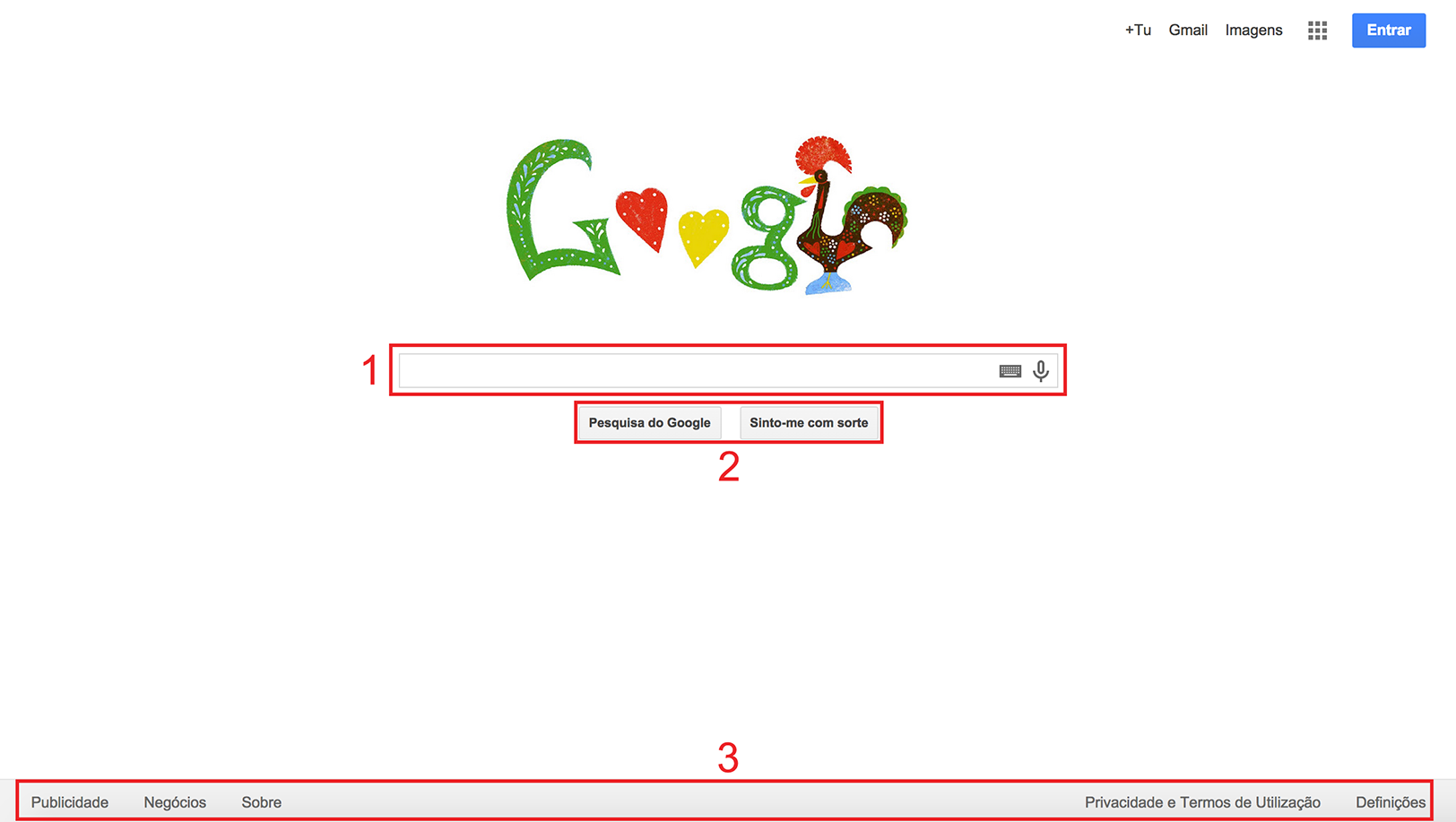 Figura 5 - Ambiente do Google durante uma data comemorativa.
