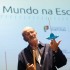Professor Eduardo Marques de Sá, na sessão de encerramento das atividades do programa O Mundo na Escola, no ano letivo 2012/2013