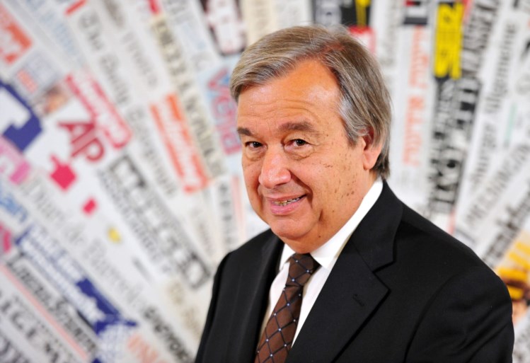 Em Portugal, acredita-se que Guterres possa chegar a secretário-geral da ONU AFP PHOTO / ALBERTO PIZZOLI