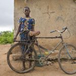 Angele, aged 13, wants to be a teacher. She lives in Saria village in central Côte d’Ivoire. Originally from Burkina Faso, her parents were never registered at birth and were hence at risk of statelessness. They managed to get late birth certificates and now have consular cards from Burkina Faso. © UNHCR/H.Caux