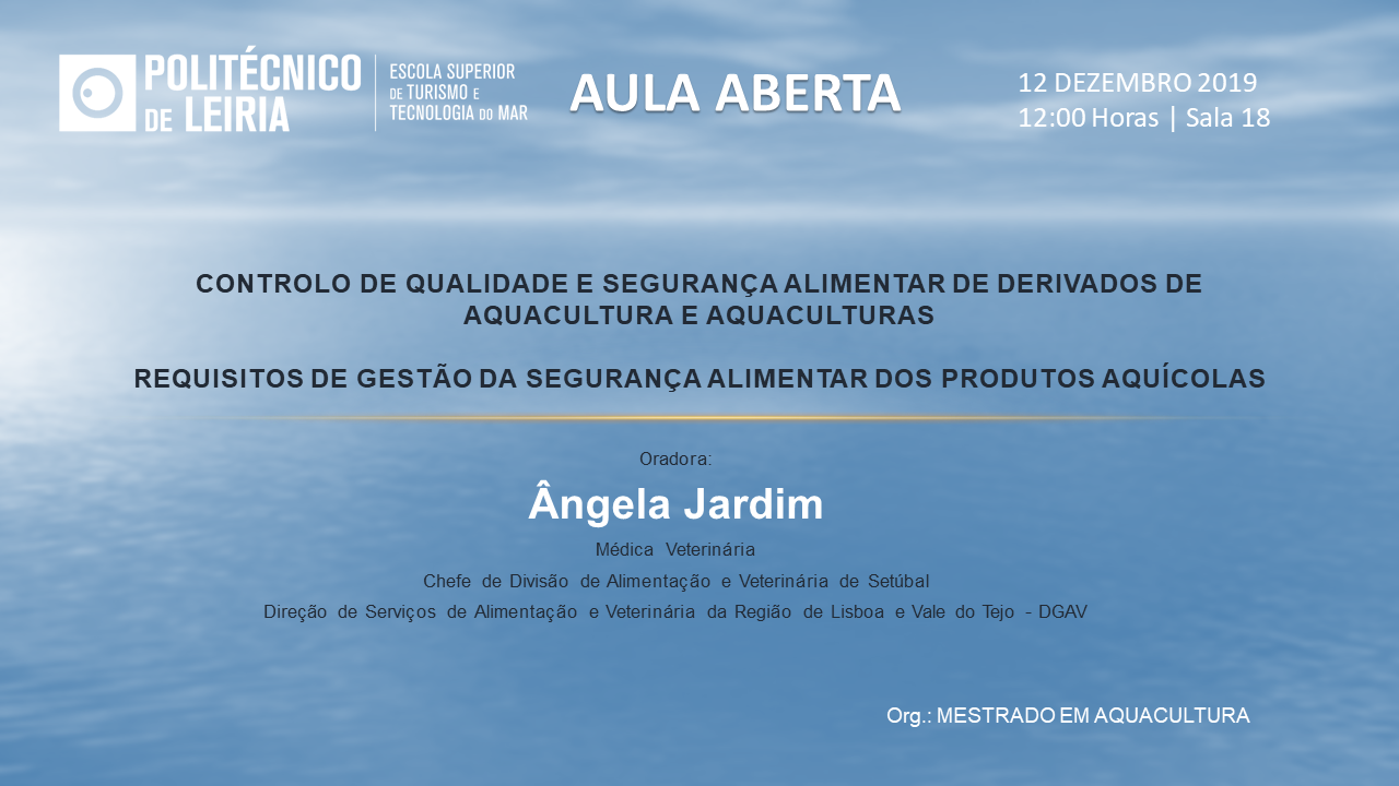 Controlo de Qualidade e Segurança Alimentar de Derivados